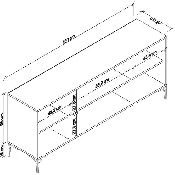 Eylül Modern Konsol 180 cm - Sepet