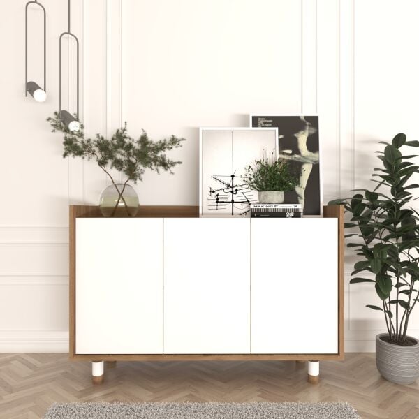 Ala Kahve Köşesi, Çok Amaçlı Dolap Sepet - Beyaz