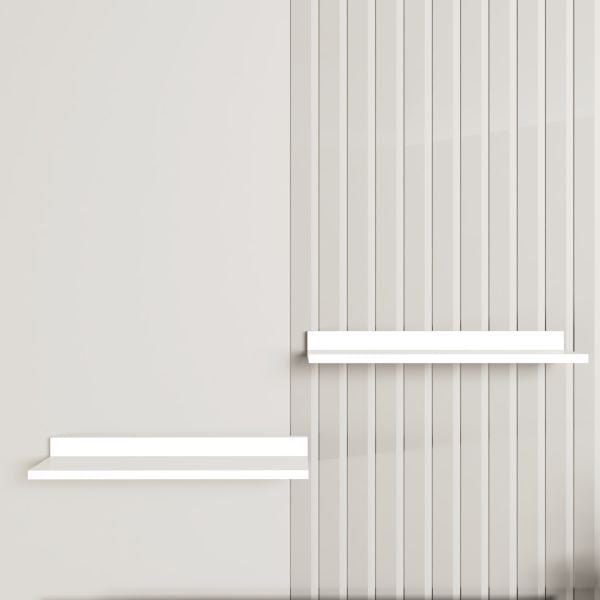 Bono Dekoratif 2 ' li Duvar Rafı , Beyaz