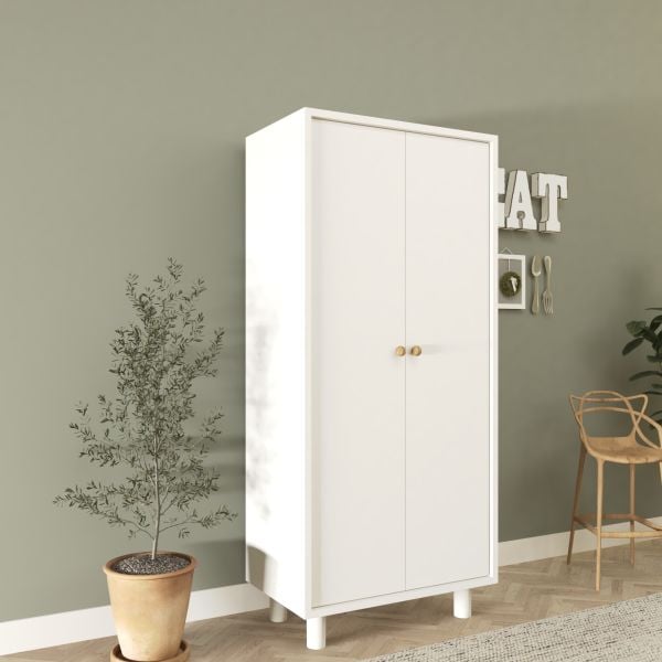 Bono Çok Amaçlı Dolap , Erzak Kiler Dolabı Beyaz